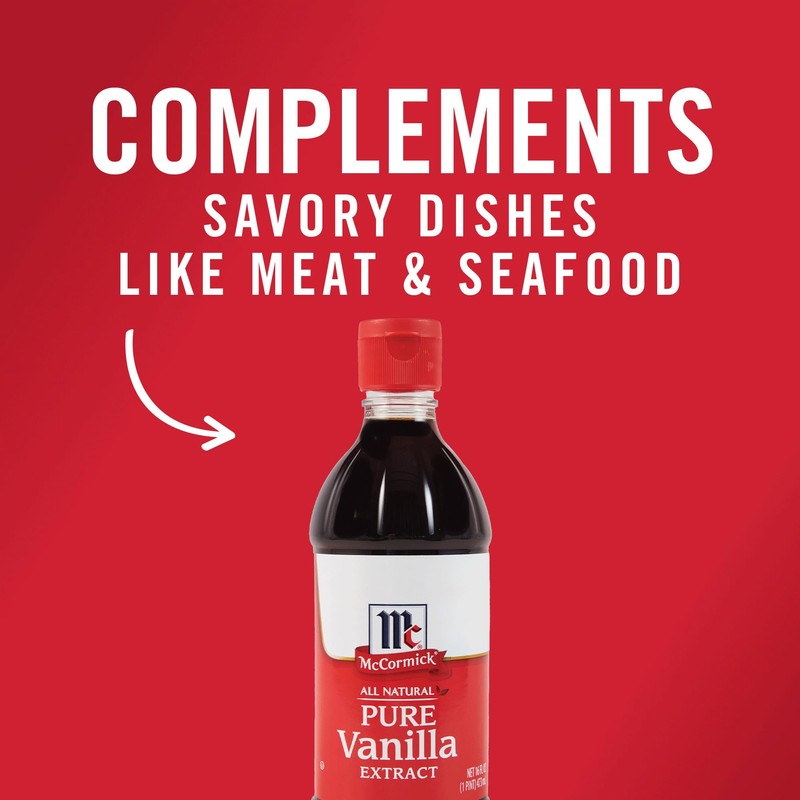 McCormick Vanilla Extract, Pure, No Corn Syrup, Gluten Free, Rich,