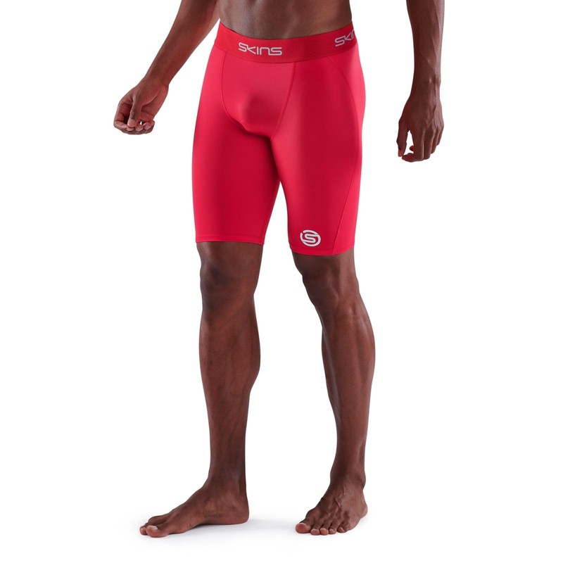 Skins Series-1 Half Tights Men's Red Size L 2022 Running