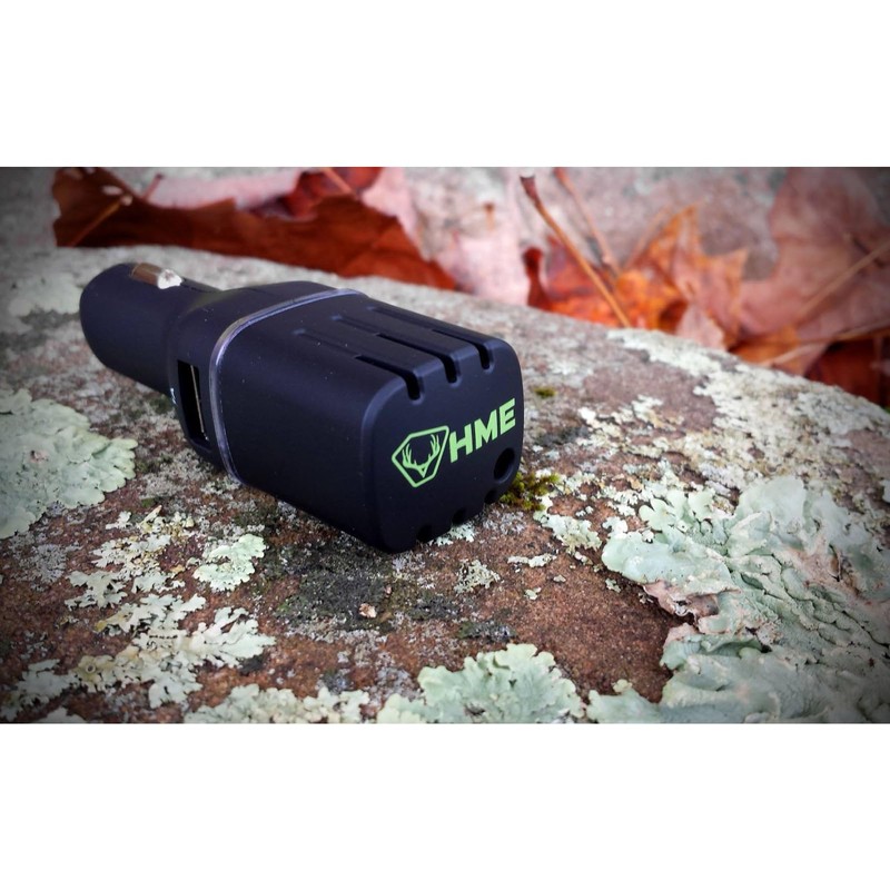 HME Scent Slammer Car Air Purifier with Dual USB Ports