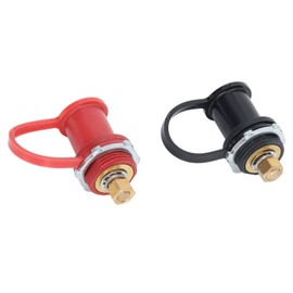 250A Battery Charger Post Kit 20mm 3/8 Stud Jumper Terminal with Waterproof Cover for ATV Car RV Boat Truck