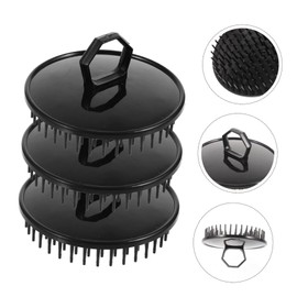 BESPORTBLE 10pcs Portable Scalp Massaging Brush for Women Massage Wet Hair Brush Bristle Curly Hair for Scalp Relief