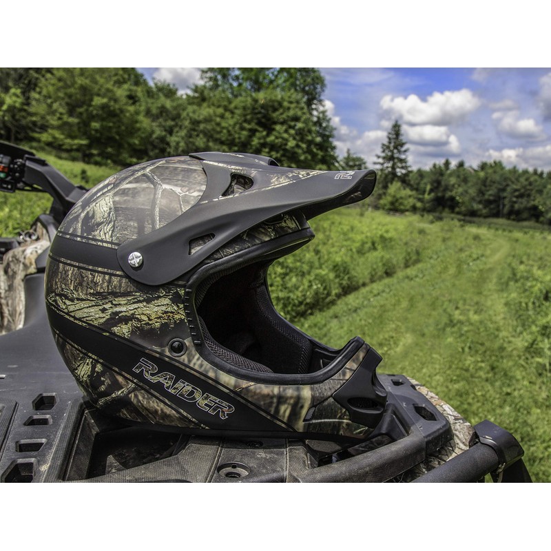 Raider Ambush Mossy Oak Unisex-Adult MX Off-Road Helmet (Break-Up Infinity
