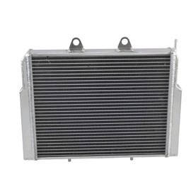 KUUHLERSAT Full Aluminum Radiator for 2008-2014 Polaris RZR 570 RZR 800 RZR 800S EFI, 1 Row Core Racing ATV Radiator