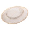 NUOBESTY Fascinator Hat Base Women Sinamay Hat Round Sinamay Base