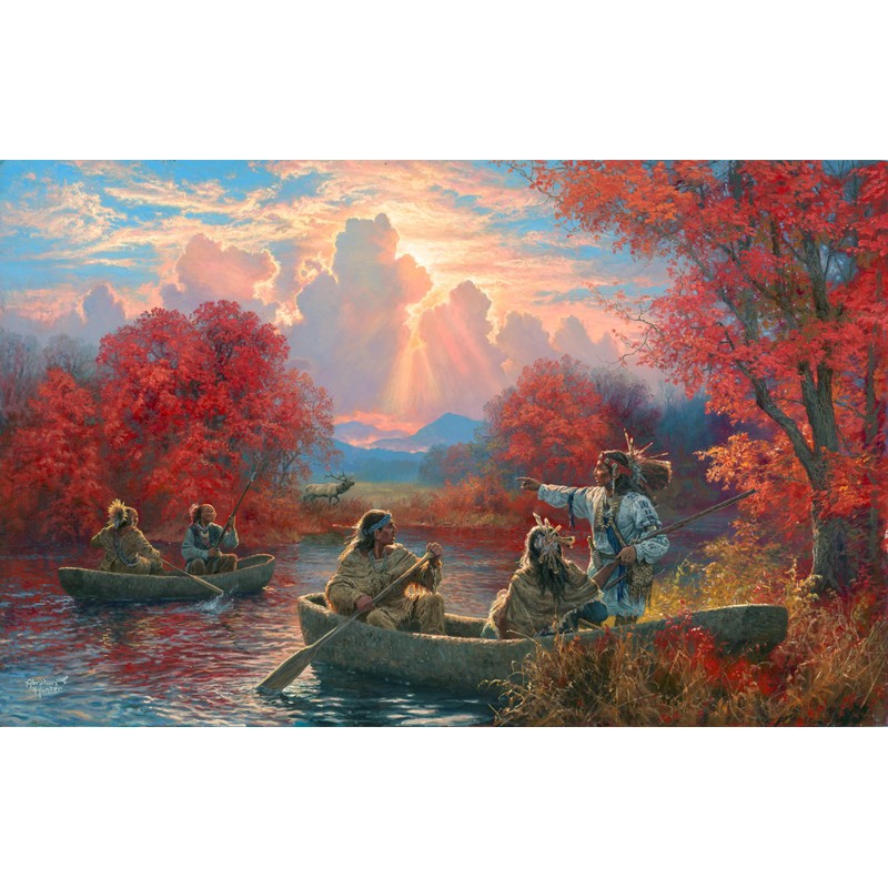 SUNSOUT INC - Cherokee Valley - 1000 pc Jigsaw Puzzle