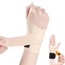 Wrist Support, Fixed Protection, Double Pressure Fixing, Pressure Adjustment, Wrist Support, Thin, Breathable, Thumb Base Support, Injury Prevention, Lightweight, Soft, Comfortable, Sweat Absorbent