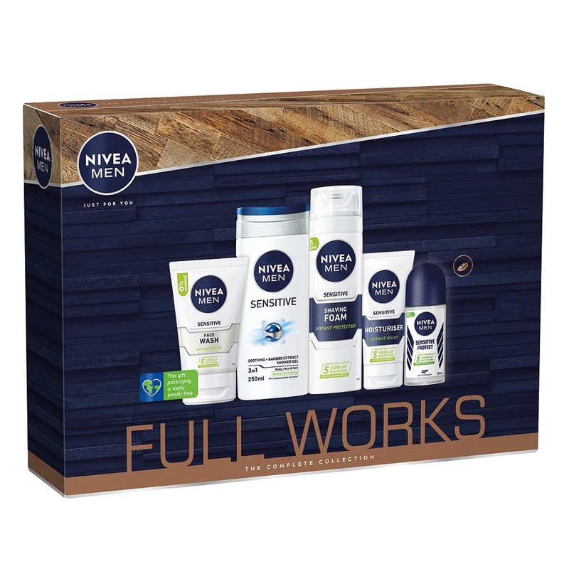 Nivea Men Full Works Gift Set, 5 Pieces
