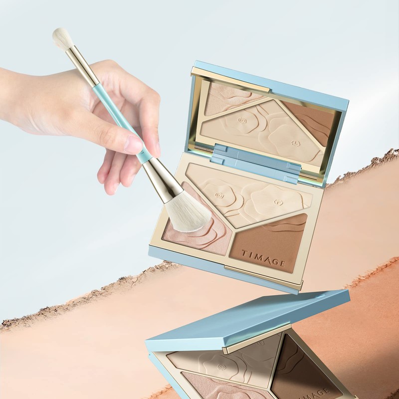 Makeup Brushes Double Ended Highlight Brush Nose Shadow Brush Makeup