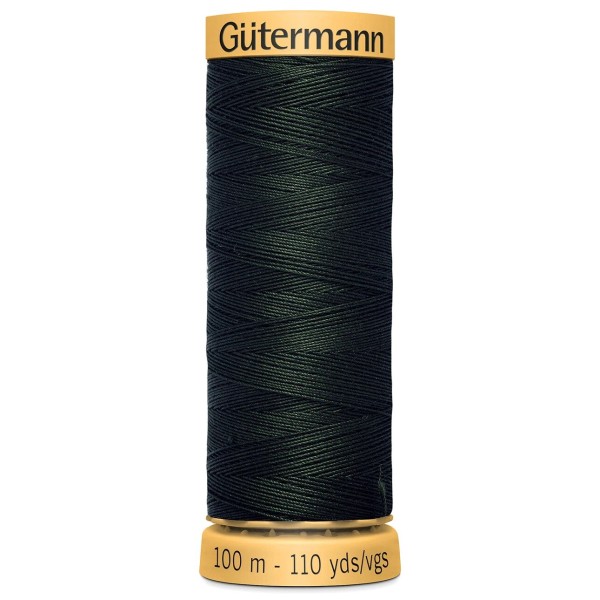 Gutermann, Gutermann Natural Cotton Thread 110yd Dark Spruce