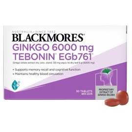 Blackmores Ginkgo 6000mg Tebonin Tab X 30