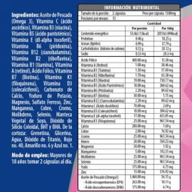 Complemix 9 Meses Suplemento 30 Capsulas 1.3 C/u Maklen Sabor Sin Sabor