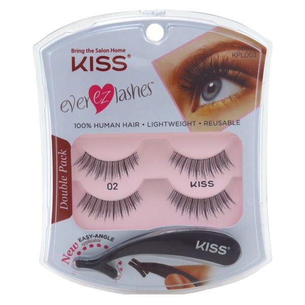 Kiss Ever Ez 02 Lashes Double Pack (2 Pack)