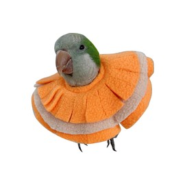 RRRIOT Adjustable Parrot Cone Collar, Safe and Practical Cotton Collar to Prevent Bites and Licking Wounds, to Help heal (2M)