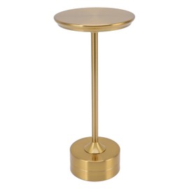 DAUERHAFT LED Table Lamp ,USB C Aluminum Shell Cordless Bedside Lamp Portable for Bedroom(Gold)