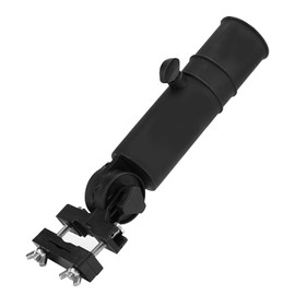 ZGWANSUI Golf Cart Umbrella Holder Mount, Adjustable Umbrella Holder for Golf Push Cart, Universal Golf Trolley Umbrella Holder Clamp Stand for Fishing Beach Chair Stroller Wheelchair (1 Piece)