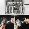 VOOVAO 2 Pcs Potato Mashers,304 Stainless Steel Potato masher,Potato Smasher