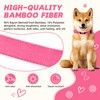 Rose Pink Dog Collar for Medium Size Dogs Soft and