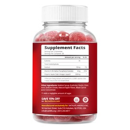 BeLive Belive Apple Cider Vinegar Gummies - ACV Gummies Without Sugar I Detox & Cleanse Digestive Health I Alternative to Capsules, Vegan, Keto Friendly, Non-GMO, Gluten Free | 60 Ct