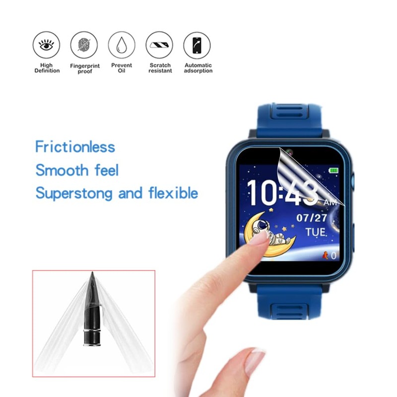 MIHENCE Screen Protector for S16 1.54 Inches Smart Watch, HD