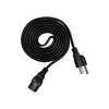Genérico Cable de Alimentación Interlock para Computadora 1.8 Metros 127V