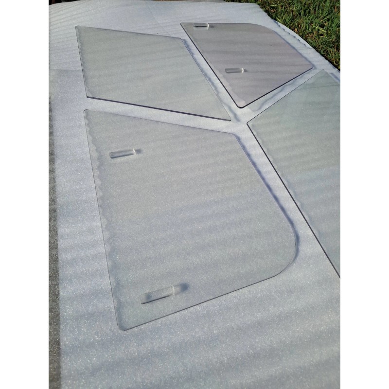 DAXCNC MG MGA NEW SIDE CURTAIN SLIDING WINDOWS SET 1956-1962