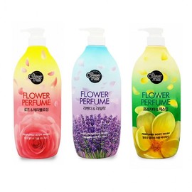 Shower Mate Large Volume Body Wash / Flower Scent Body Cleanser Freesia Jasmine 900g 2ea