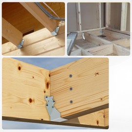 20 pcs 2x4 Joist Hanger,LU26 18 Gauge Double Shear Face Mount Joist Hanger,Hurricane Ties for Rafters Tie Brackets Great for Floor Deck and Ceiling Joists