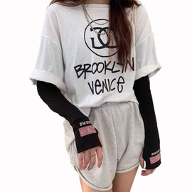 Showhandwinner: Sun Protection Sleeve Cover, Arm Cover, Protects Against UV Rays, Unisex, Cool and Comfortable Ice Refreshing, Long Term, 1 Set of 2 Devices, Can Be Put Out Thumbs, Sun Protection