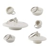 Hibbent 6 Pieces Drain Stopper, Rubber Kitchen Sink Drain, Sink