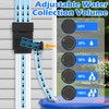 WADEO Rainwater Collection System, Downspout Diverter Fits for 2"x 3"