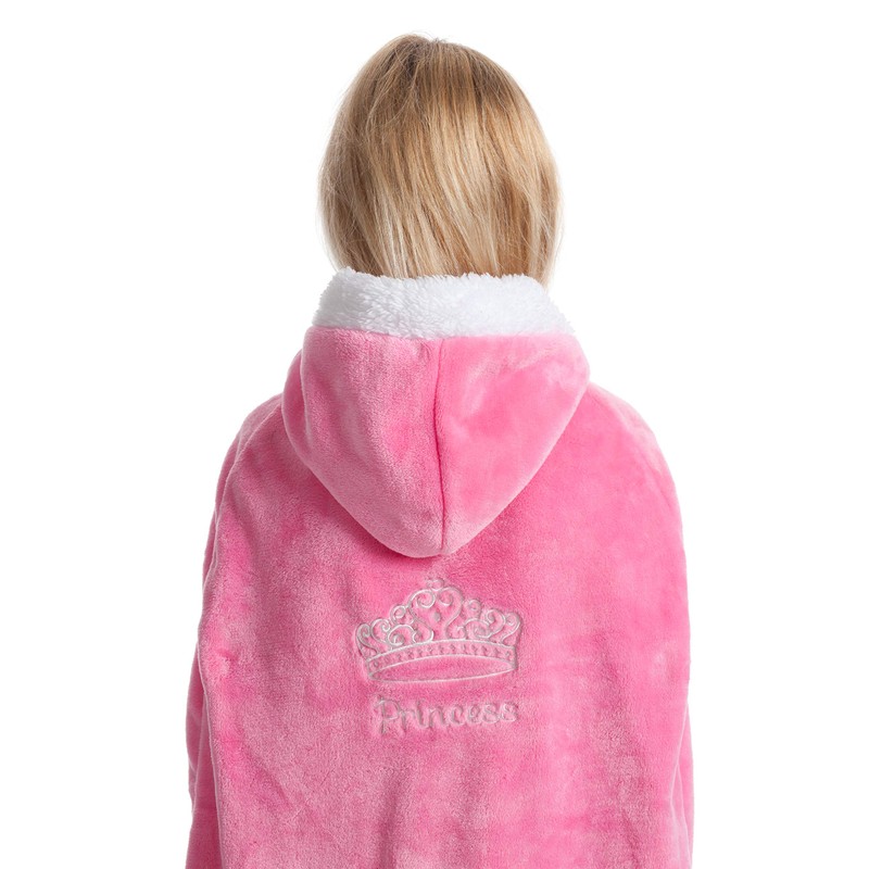 Kanguru Princess hooded cloak for Kids, super soft, comfortable, plush,
