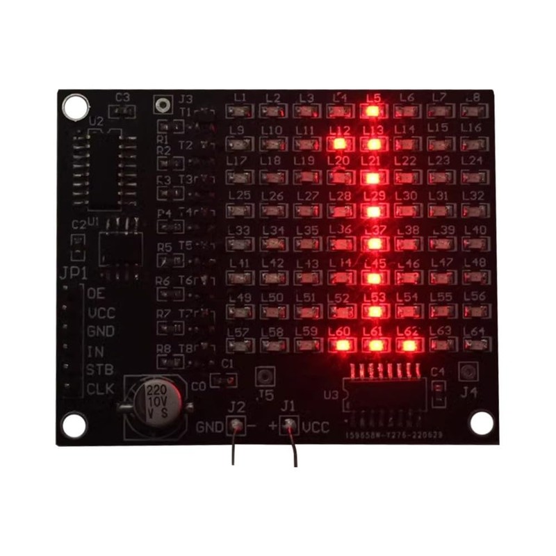 LED Welding Practice Board Kit,DX-TP16 64 SMD LED Electronic DIY