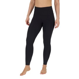 Yogalicious High Waist Ultra Soft Lightweight Leggings - High Rise Yoga Pants - Black Nude Tech 28" - XL