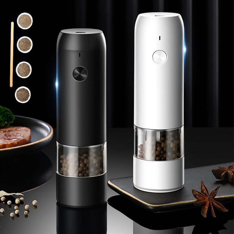 Seasoning Grinder Kitchen Electric Grinding Bottle 6 Speed Adjustable Thickness
