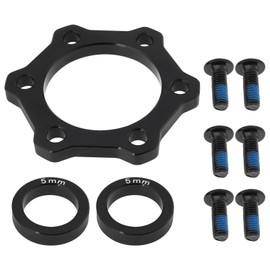 OTOTEC 1 Set of Bike Hub Adapter Disc Brake 100-110x15mm 5mm Thick Bicycle Brake Disc Conversion Base Compatible with Boost Hub Conversion Bicycle (Front)