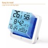 Snblzhef Digital Tuya WiFi Time Clock Date Thermometer Hygrometer Backlight