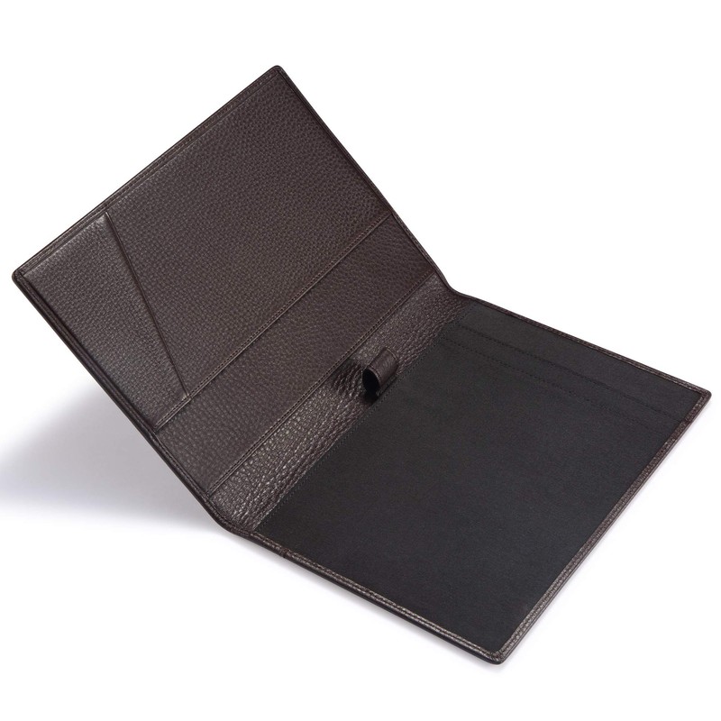Leather Junior Padfolio for Men & Women with Pen Loop,