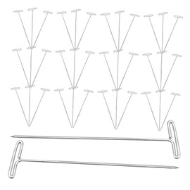 VICASKY 200pcs Reusable Shaped Wig Pins Professional Hair Extension Needles for Styling Durable Material with Storage Box Convenient Wig Accessory for Weaving