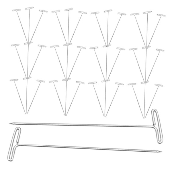 VICASKY 200pcs Reusable Shaped Wig Pins Professional Hair Extension Needles