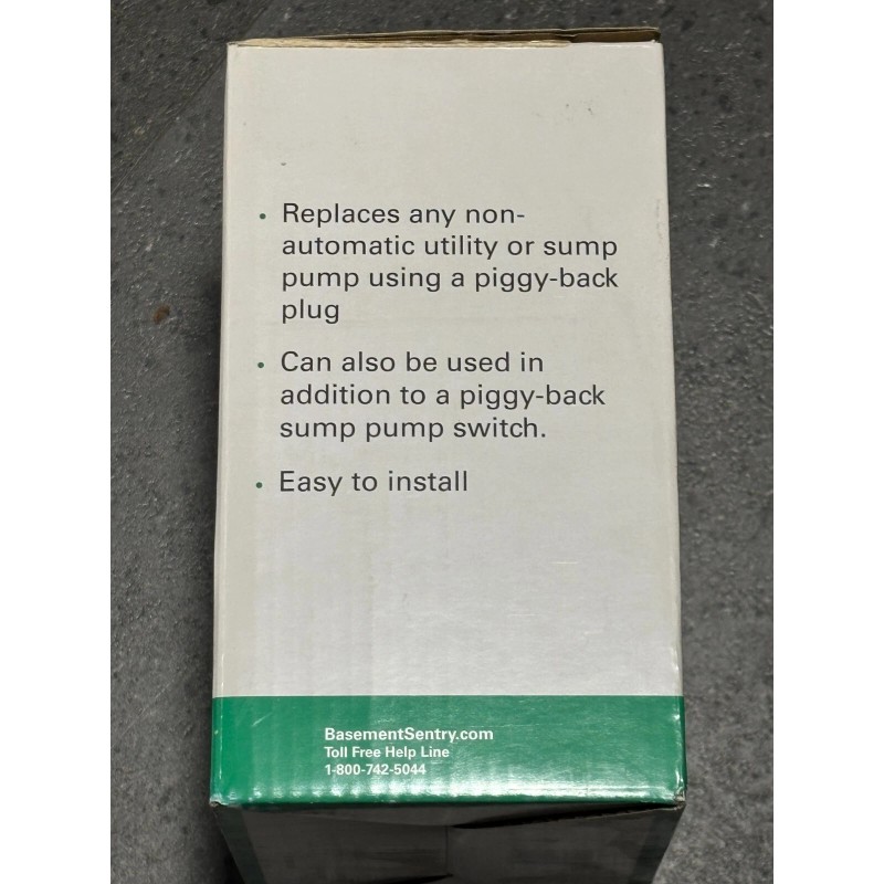 Sentry Basement Sentry Sump Pump Dual Float Switch & Controller