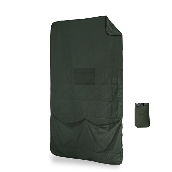Gravel Layover Ultra-Compact Packable Down Blanket for Travel & Camping