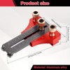 Thin Rip Tablesaw Jig, Adjustable Ripping Guide Aluminum Rip Jig,