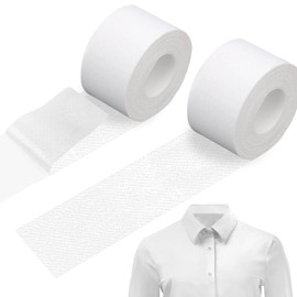 Self-adhesive Shirt Collar Protector Disposable Collar Protector Invisible Sweat Pads for Hat Shirt Neck Liner Armpit Tape Collar Protectors for Shirts Against Sweat Stains