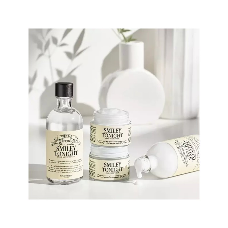 Graymelin 스마일리 투나잇 달팽이 크림 Smiley Tonight Snail Cream