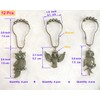 Cute Owl Shower Curtain Hooks - Bronze Shower Curtain Rings