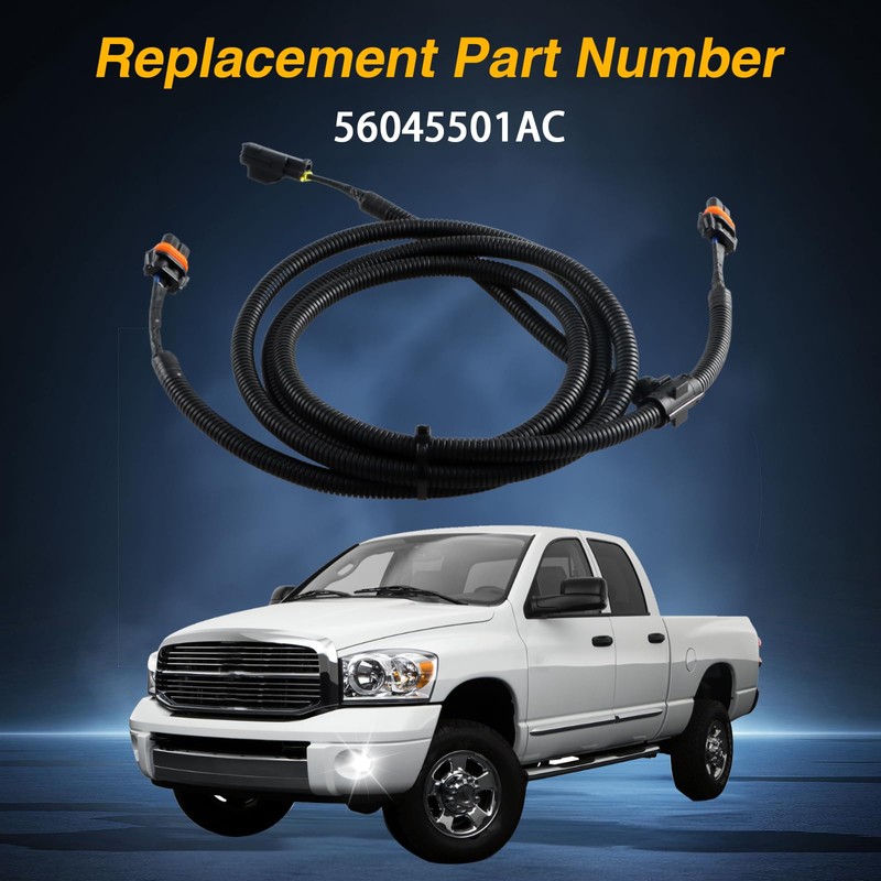 KPALAG RH&LH Fog Lights Jumper Wiring Harness Pigtail Compatible with