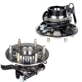 10pc Set Front Suspension Kit Fit 2004-2006 For Chevy Colorado 2004-2006 For GMC Canyon 2006 For Isuzu i-280 Inner Outer Tie Rod End Lower Ball Joint Sway Bar Link Wheel Hub Bearing