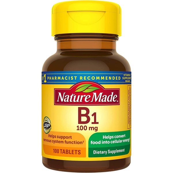 Nature Made B1 100 Mg 100 Count (5 Pack)