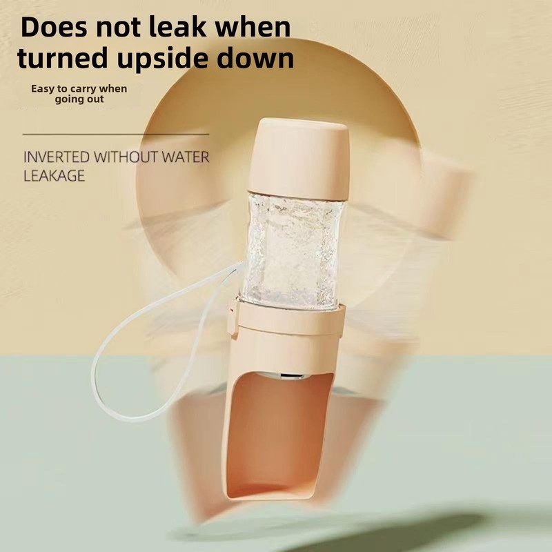 2 in 1 Collapsible Dog Portable Water Bottle and Food