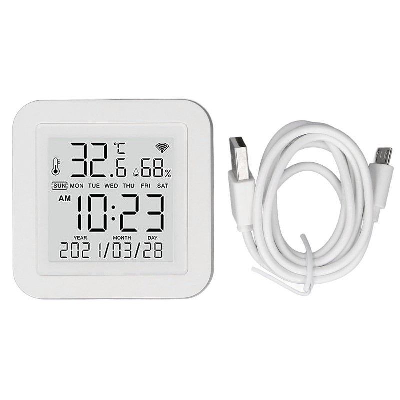 Temperature and Humidity Sensor, Wireless Digital Hygrometer Thermometer with LED